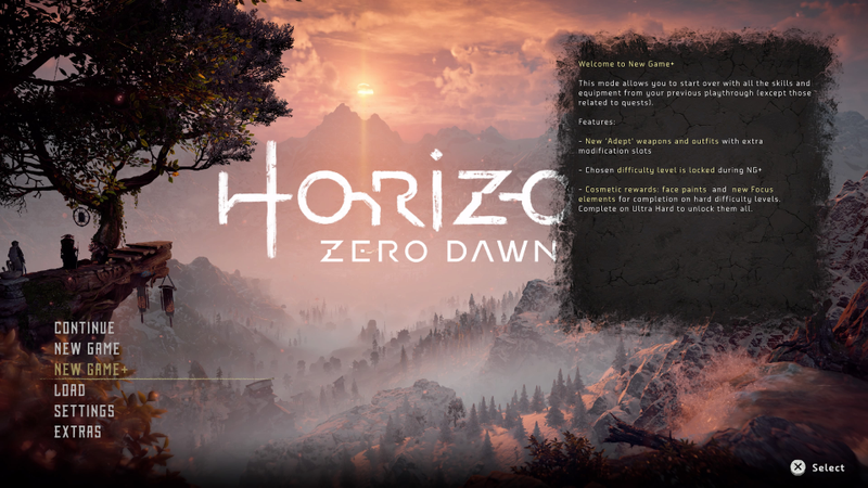 Illustration for article titled Horizon Zero Dawn's New Game+ Lets You Keep Your Gear But Skip The Kid Stuff